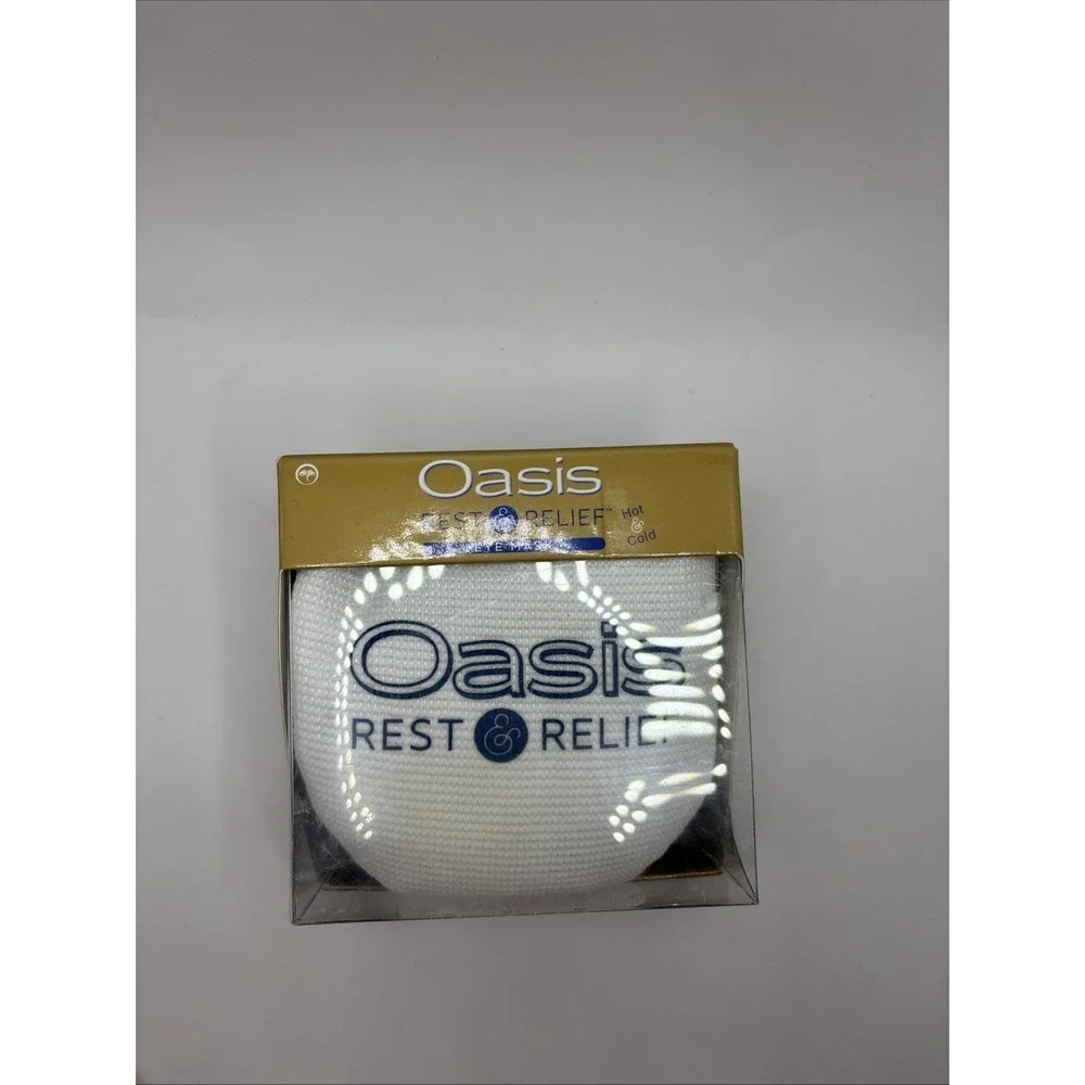 OASIS Eye Mask Rest & Relief Hot & Cold Therapy Relief For Dry Eye Symptoms